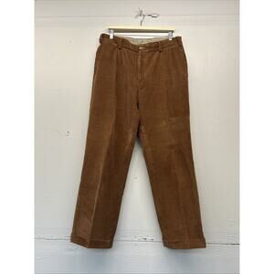 Vintage Bills Corduroy Tan Brown Pants Men’s Size 35x31 Straight Leg Baggy Loose